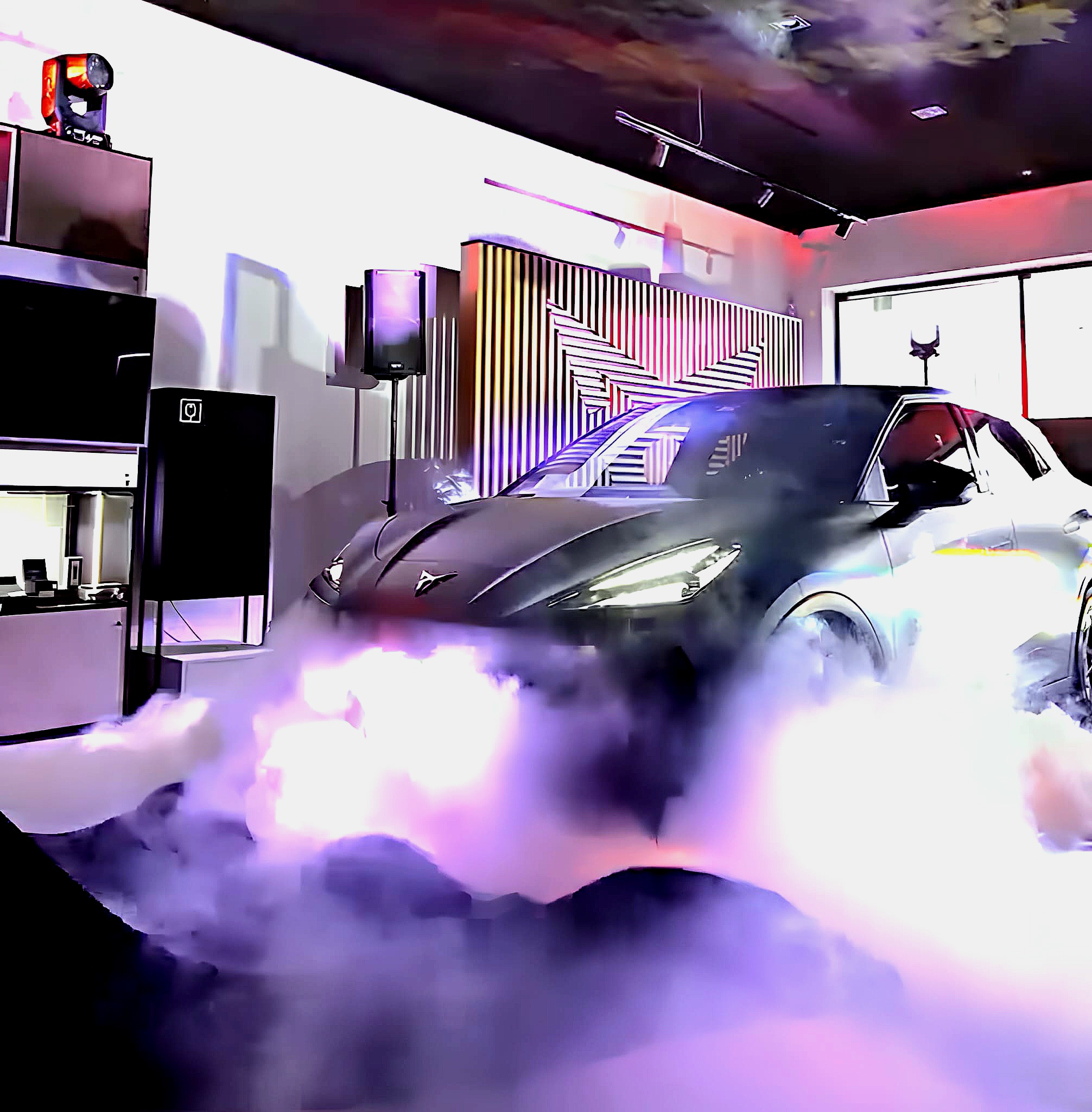 Cupra car reveal production by Eventcys automotive launch agency