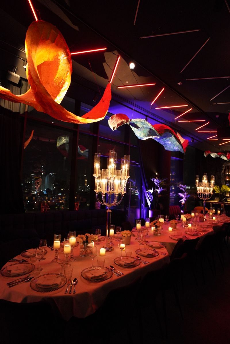 Afterwork event decor and staging by Eventcys at Kuku Paris